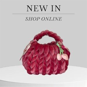 Chunky Crochet Bag Pink